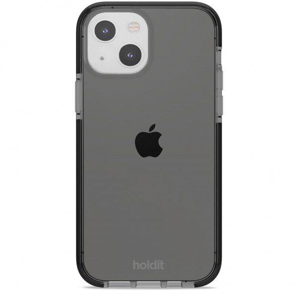 Holdit iPhone 13 Cover Seethru Sort