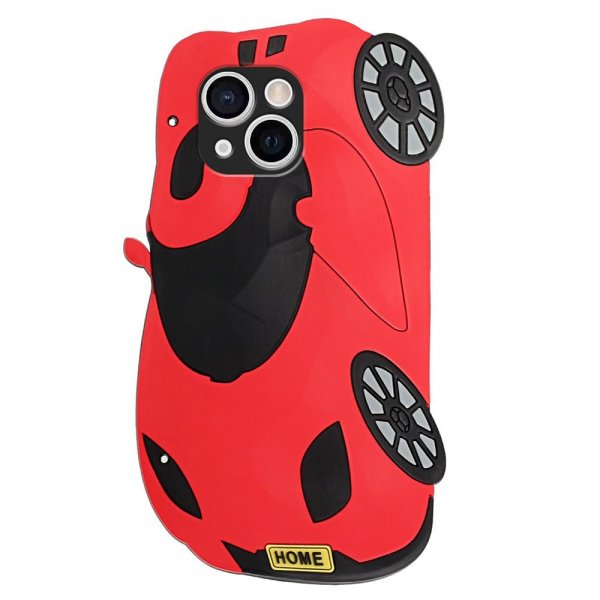 iPhone 13 Cover Silikone 3D Bil