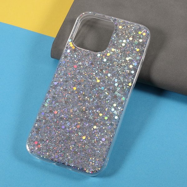 Nordic Covers iPhone 13 Cover Sparkle Series Stardust Silver