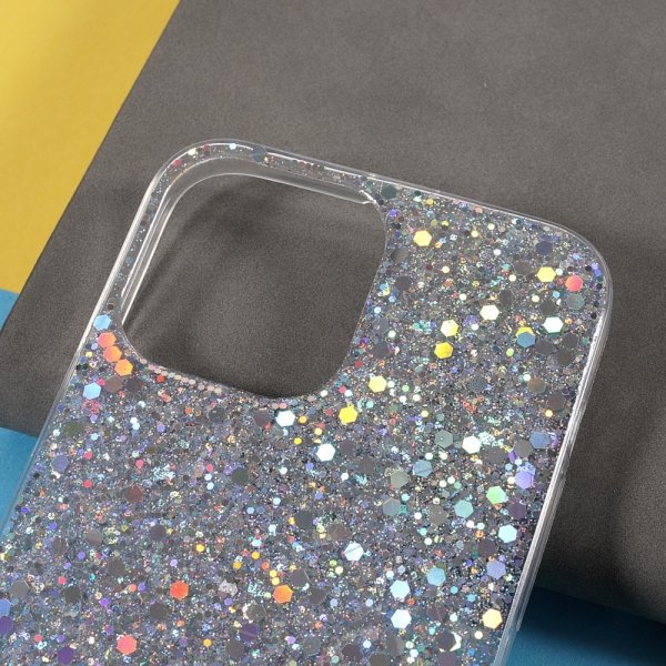 Nordic Covers iPhone 13 Cover Sparkle Series Stardust Silver
