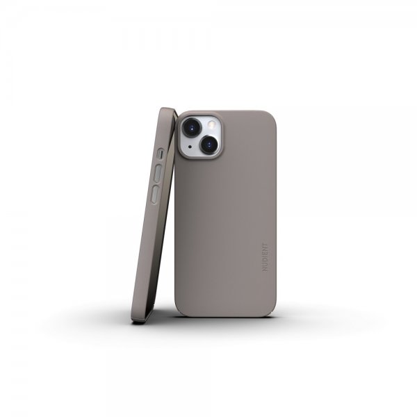 Nudient iPhone 13 Cover Thin Case V3 MagSafe Clay Beige