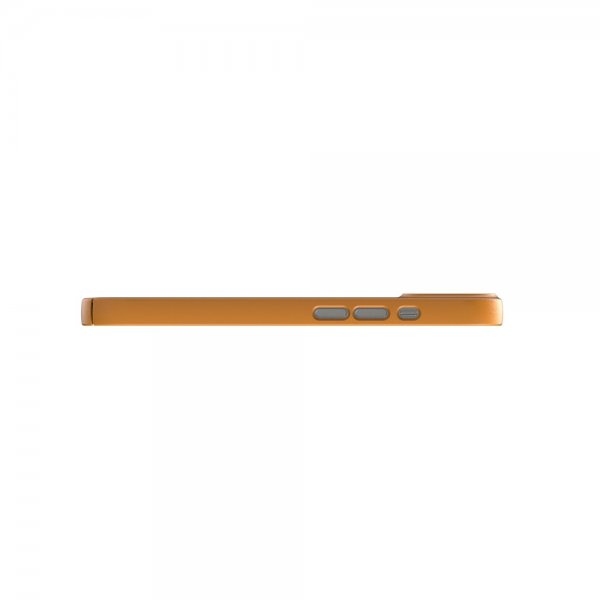 Nudient iPhone 13 Cover Thin Case V3 MagSafe Saffron Yellow