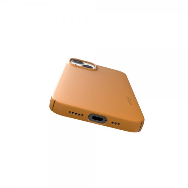 Nudient iPhone 13 Cover Thin Case V3 MagSafe Saffron Yellow