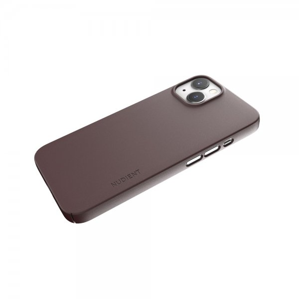 Nudient iPhone 13 Cover Thin Case V3 MagSafe Sangria Red