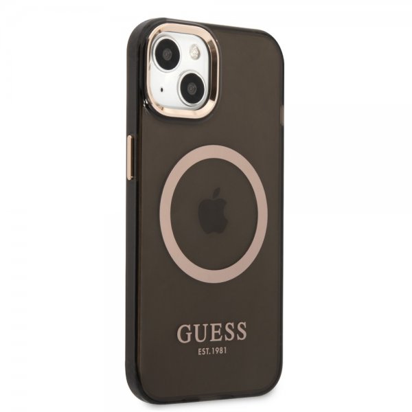 Guess iPhone 13 Cover Translucent MagSafe Sort