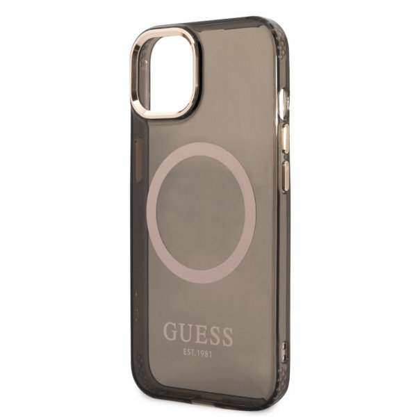Guess iPhone 13 Cover Translucent MagSafe Sort