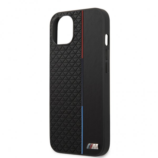 BMW iPhone 13 Cover Trekantet Mønster Sort