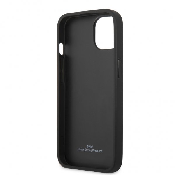 BMW iPhone 13 Cover Trekantet Mønster Sort
