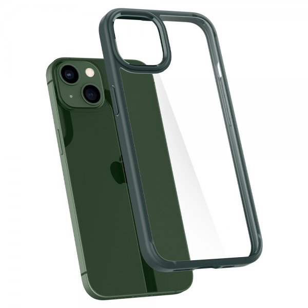 Spigen iPhone 13 Cover Ultra Hybrid Midnight Green