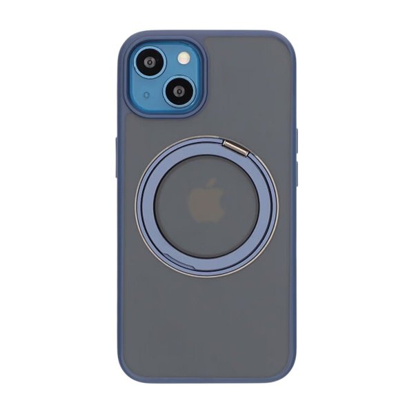 iPhone 13/iPhone 14 Cover Roterbart MagSafe Stativ Blå