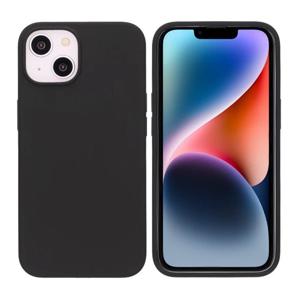Rvelon iPhone 13/iPhone 14 Cover Silikone MagSafe Sort