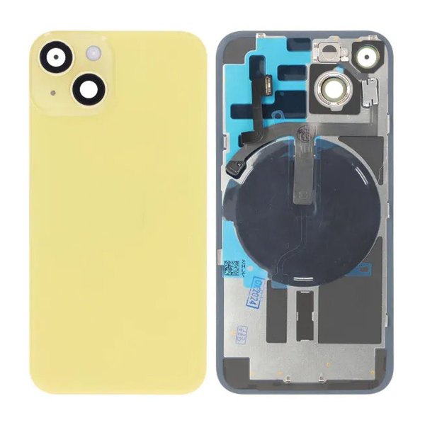 iPhone 14 Bagside Glas OEM - Gul