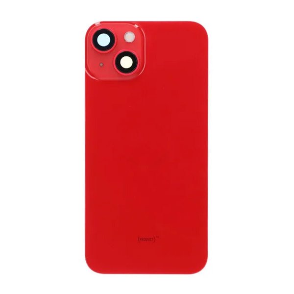 iPhone 14 Bagside Glas OEM - Rød