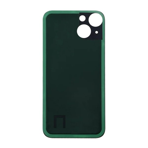 iPhone 14 Bagside Glas med Selvklæbende tape - Hvid