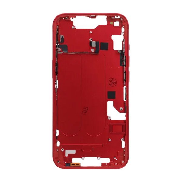 iPhone 14 Bagside med Komplet Ramme OEM - Rød