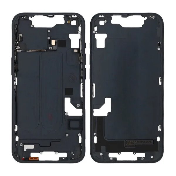 iPhone 14 Bagside med Komplet Ramme OEM - Sort