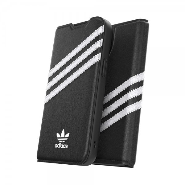 Adidas iPhone 14 Cover 3 Stripes Booklet Case Sort Hvid