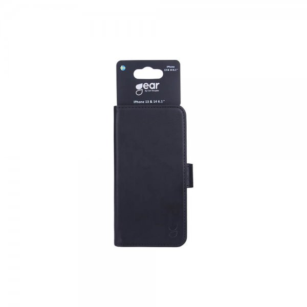 Gear iPhone 13/14/15 Cover med Kortlomme Sort
