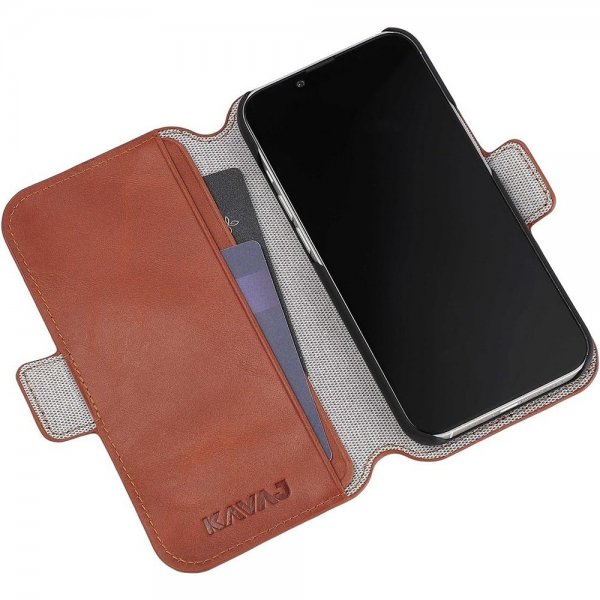 KAVAJ iPhone 14 Cover Phoenix Brun