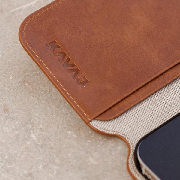 KAVAJ iPhone 14 Cover Phoenix Brun