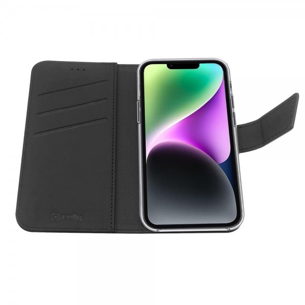 Celly iPhone 14 Cover Wally Wallet Case Sort