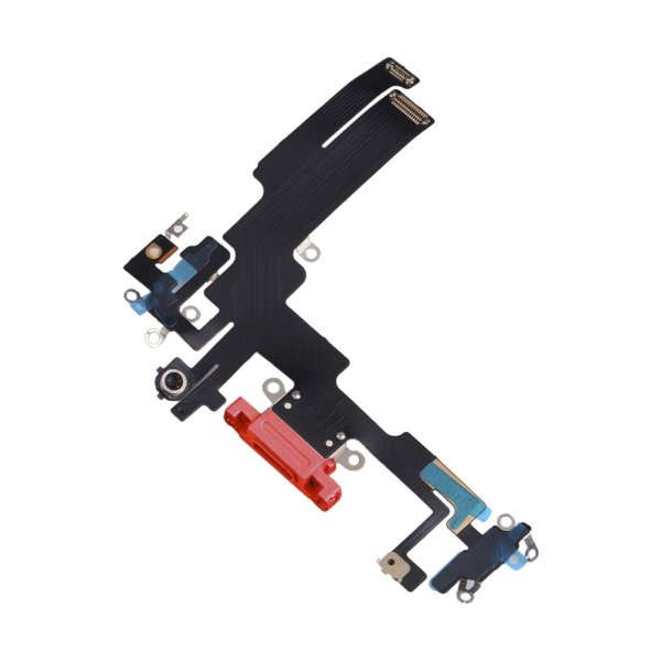 iPhone 14 Ladeport med Flexkabel Original - Rød