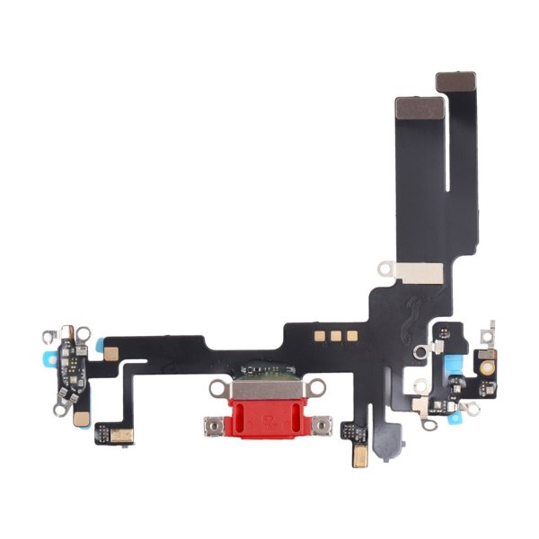 iPhone 14 Ladeport med Flexkabel Original - Rød