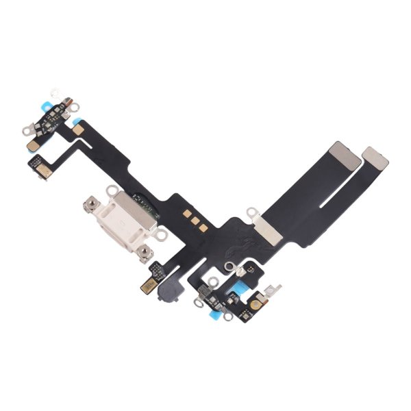 iPhone 14 Opladningsstik med Flexkabel Original - Hvid