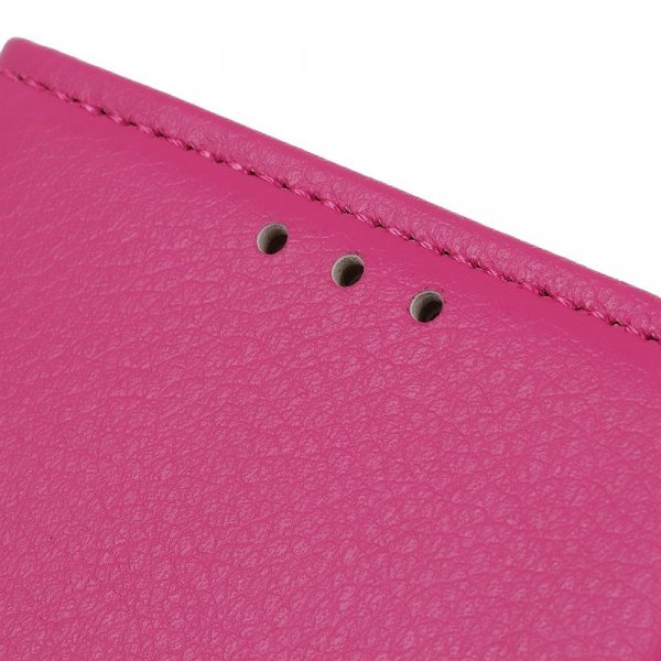 iPhone 14 Plus Cover Litchi Magenta