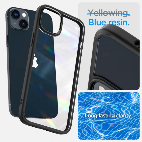 Spigen iPhone 14 Plus Cover Crystal Hybrid Matte Black