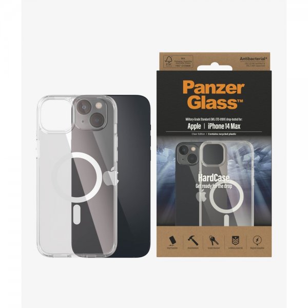 PanzerGlass iPhone 14 Plus Cover HardCase MagSafe Transparent