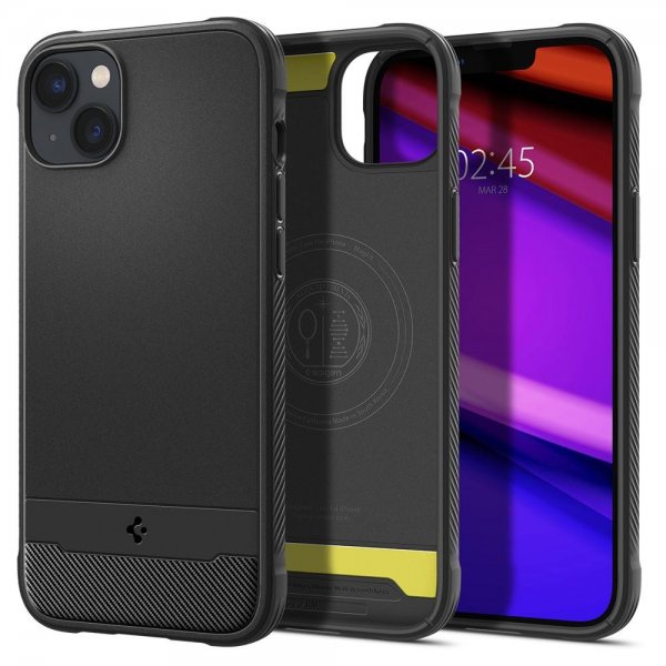 Spigen iPhone 14 Plus Cover Rugged Armor MagFit Mat Sort