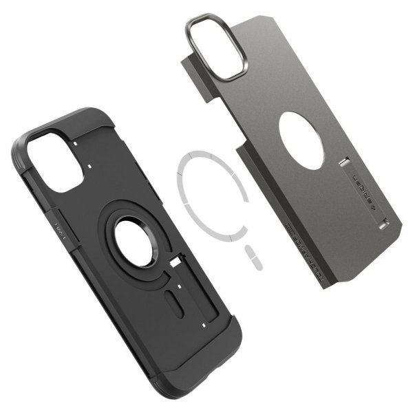 Spigen iPhone 14 Plus Cover Tough Armor MagFit Gunmetal