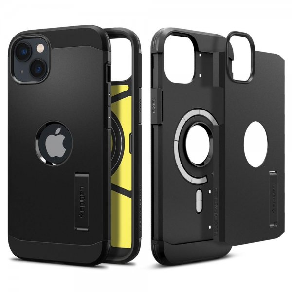 Spigen iPhone 14 Plus Cover Tough Armor MagFit Sort