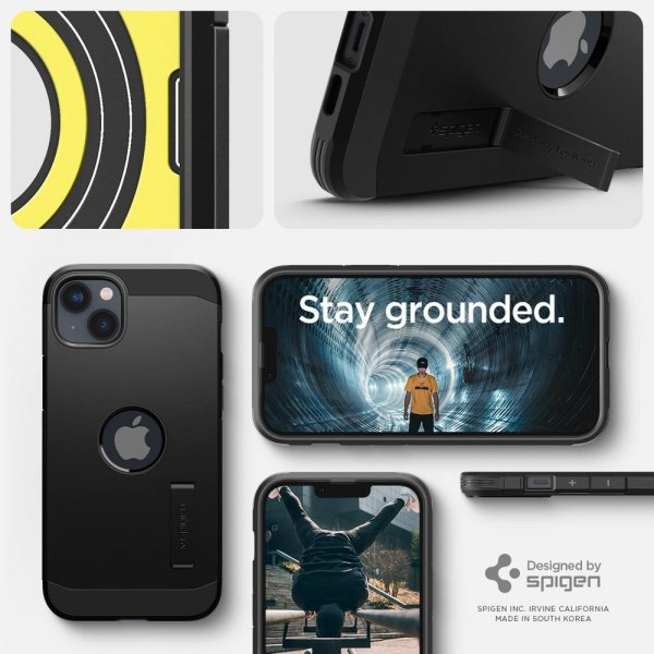 Spigen iPhone 14 Plus Cover Tough Armor MagFit Sort