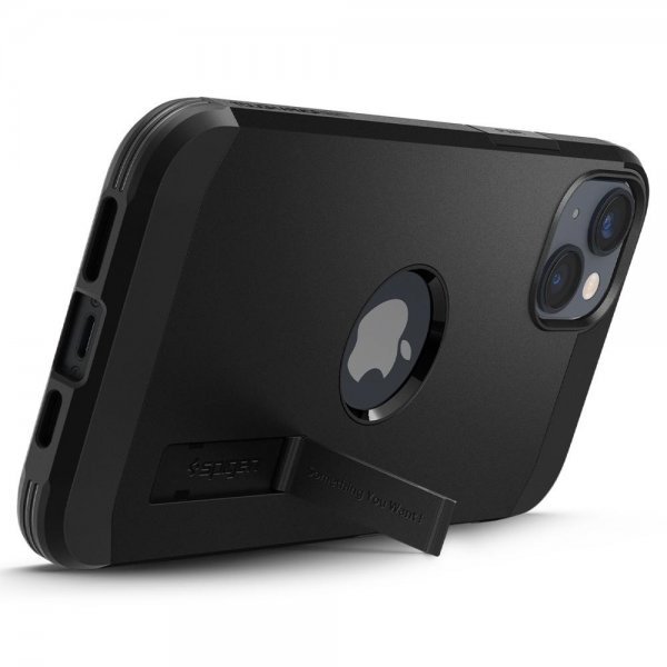Spigen iPhone 14 Plus Cover Tough Armor MagFit Sort