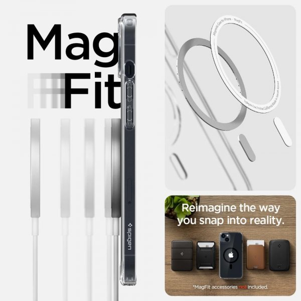 Spigen iPhone 14 Plus Cover Ultra Hybrid MagFit Sort