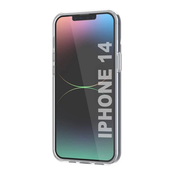 Rvelon iPhone 14 Cover Kortholder Transparent