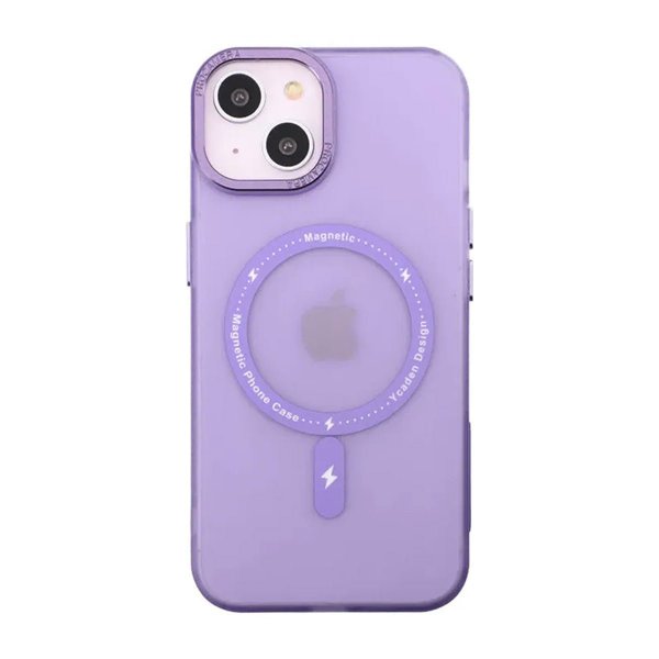 iPhone 14 Cover Kameraramme MagSafe Lilla