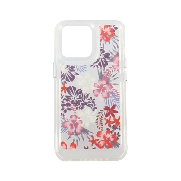 iPhone 14 Cover Motiv Røde Blomster