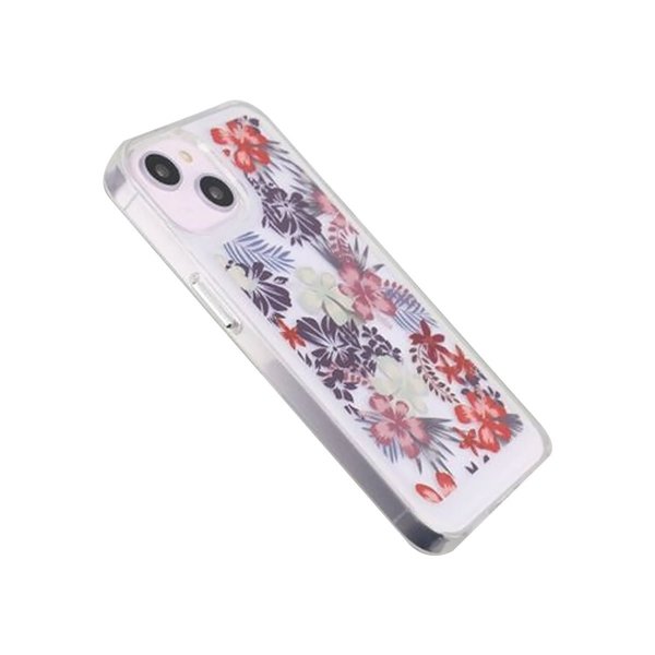 iPhone 14 Cover Motiv Røde Blomster