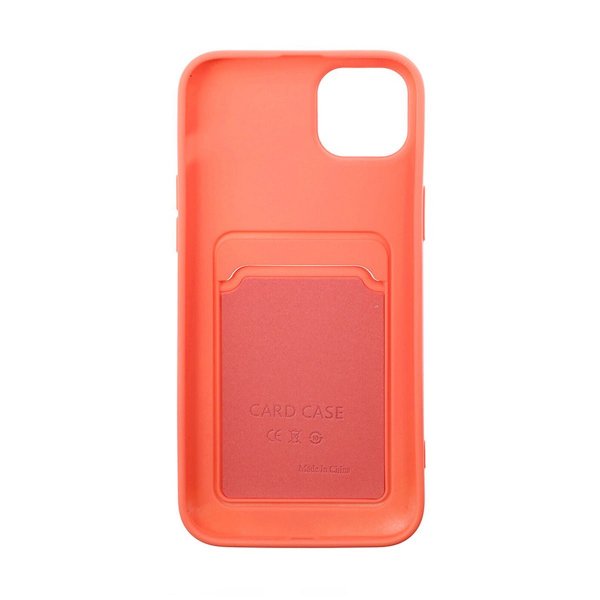 iPhone 14 Cover Kortholder Orange