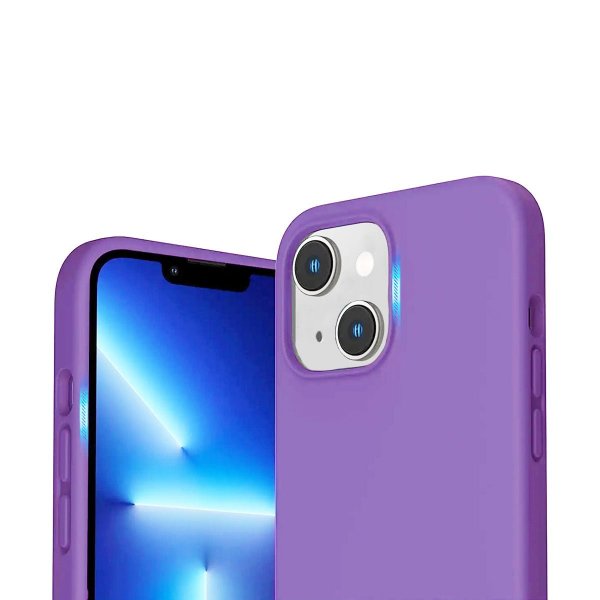Rvelon iPhone 14 Cover Silikone Lilla