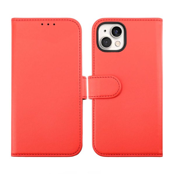 Rvelon iPhone 14 Cover Magnetisk Aftageligt Cover Rød
