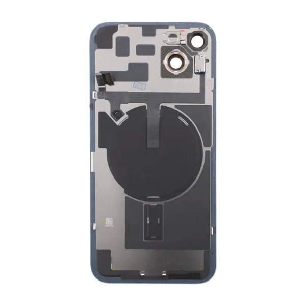 iPhone 14 Plus Bagside Glas Komplet - Blå