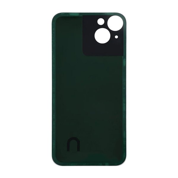 iPhone 14 Plus Bagsideglas med Klæbende Tape - Hvid