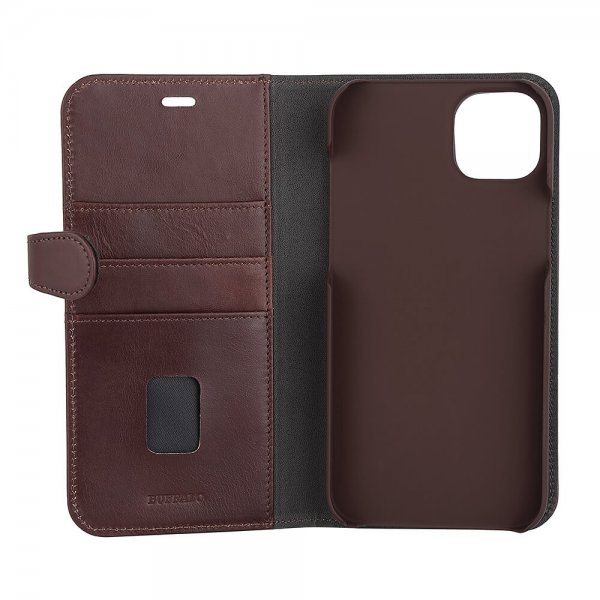 Buffalo iPhone 14 Plus Cover 2-i-1 Aftagelig Pung Brun