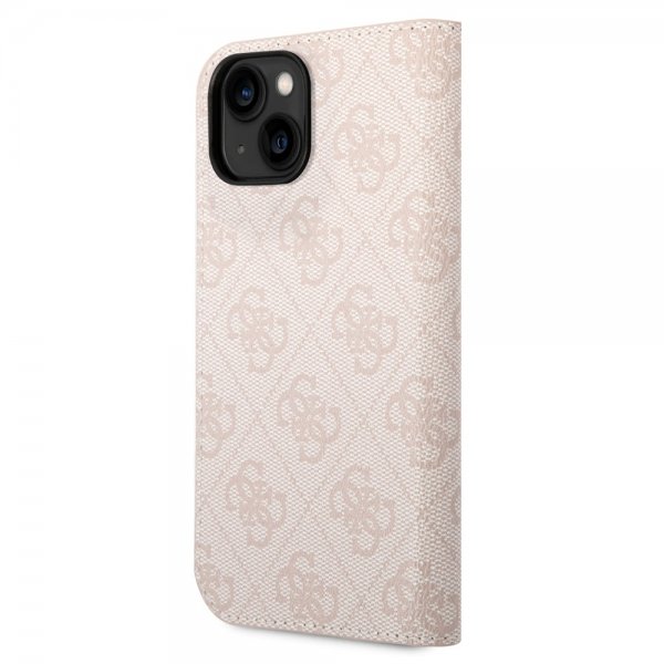 Guess iPhone 14 Plus Cover 4G Logo Rosa