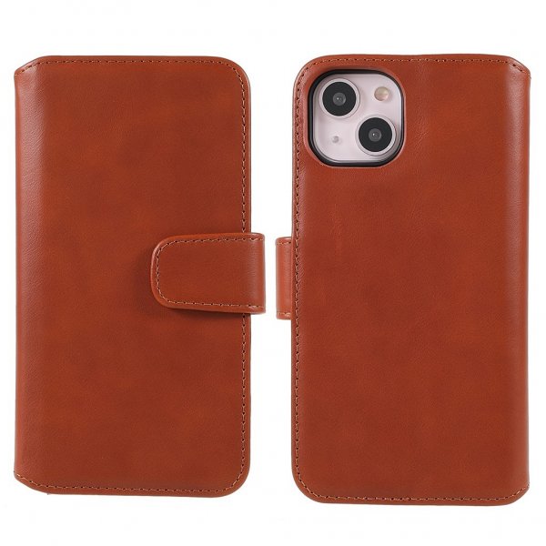 Nordic Covers iPhone 14 Plus Cover Essential Læder Maple Brown