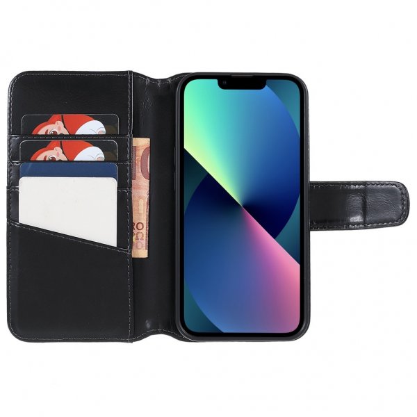Nordic Covers iPhone 14 Plus Cover Essential Leather Raven Black